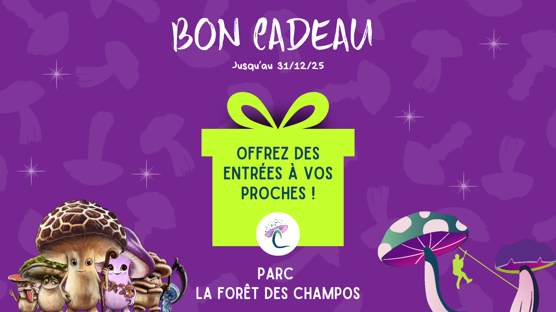 Bon cadeau La Forêt des Champos
